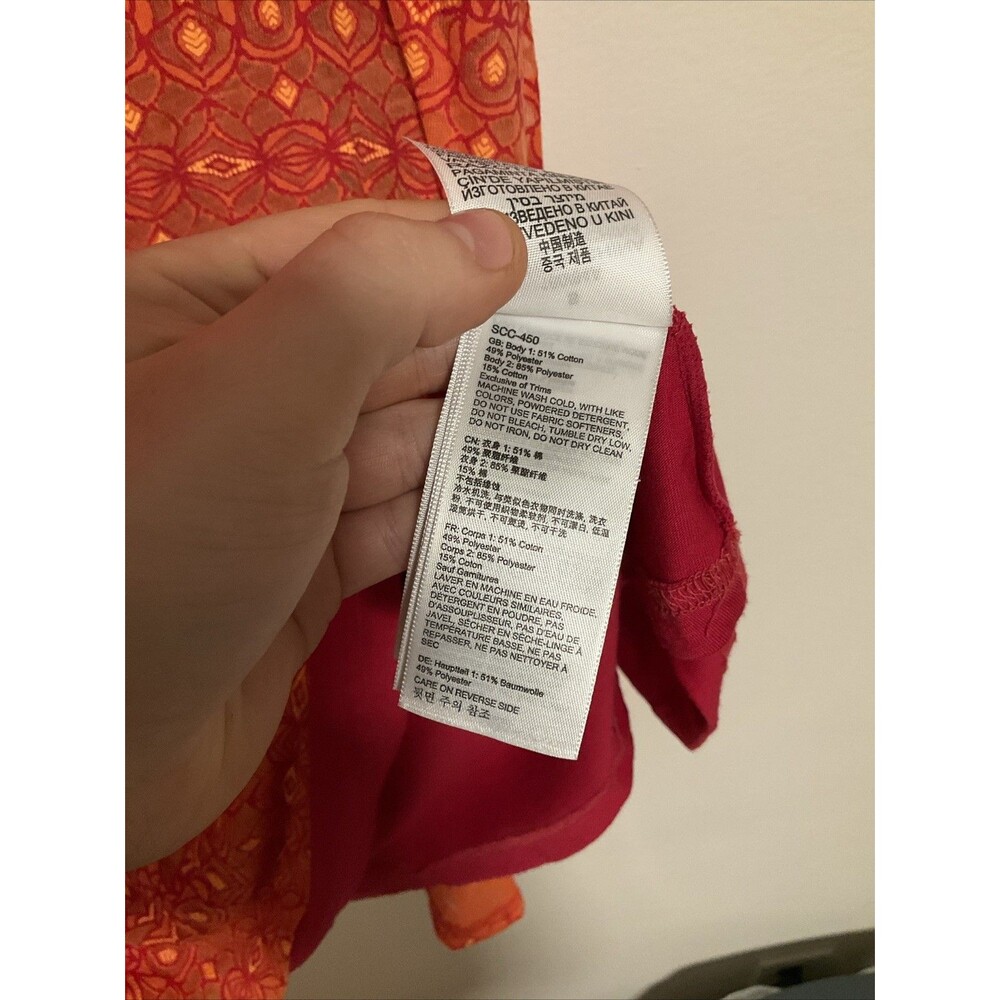 Marmot Women’s S Orange Red Sleeveless Jersey Dress - Picture 6 of 8